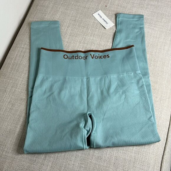 Outdoor Voices Women’s Seamless Rib 7/8 Leggings NWT - Picture 8 of 13